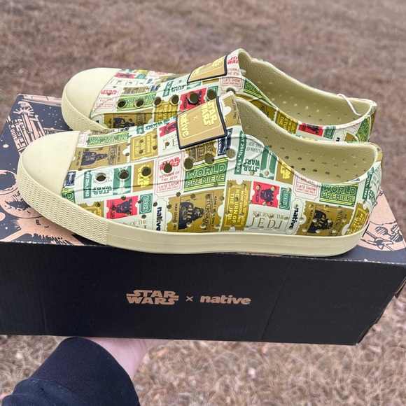 NWT Native x Star Wars Jefferson Return of the Jedi Slip On Shoes Men 5/Woman 7